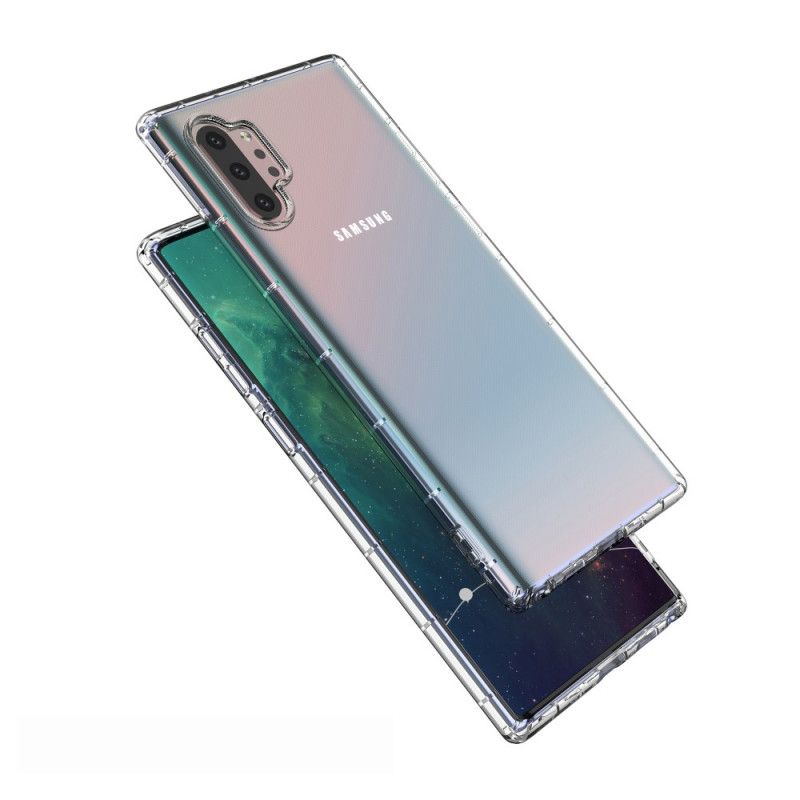 Hülle Samsung Galaxy Note 10 Plus Transparent Verstärkt