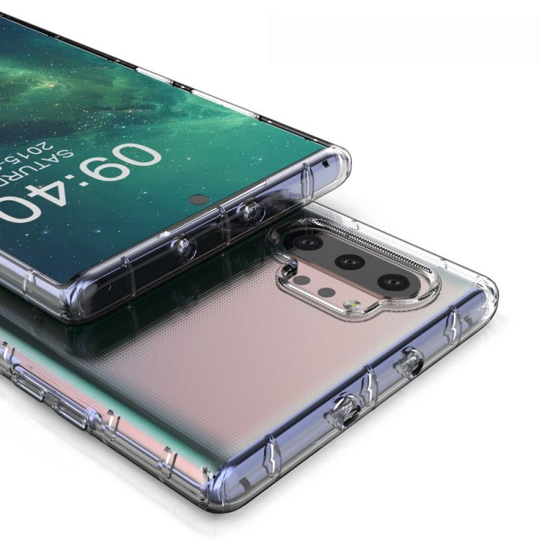 Hülle Samsung Galaxy Note 10 Plus Transparent Verstärkt