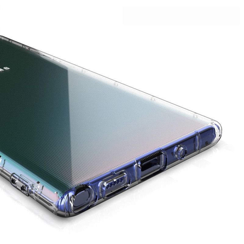 Hülle Samsung Galaxy Note 10 Plus Transparent Verstärkt