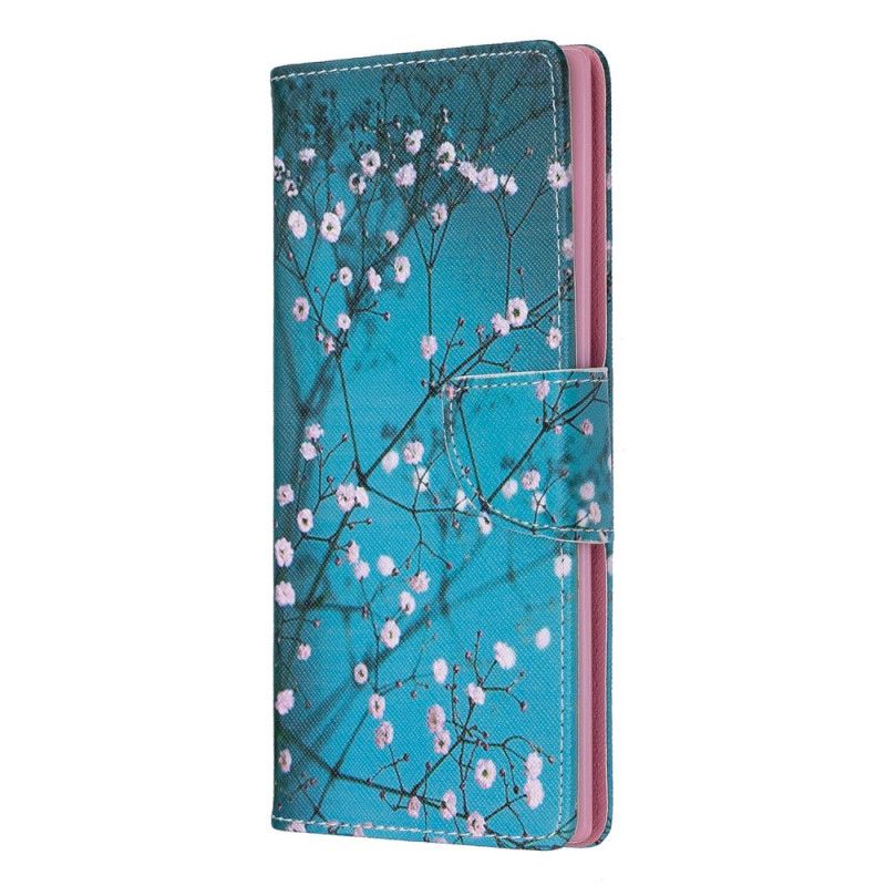 Lederhüllen Samsung Galaxy Note 10 Plus Blühender Baum