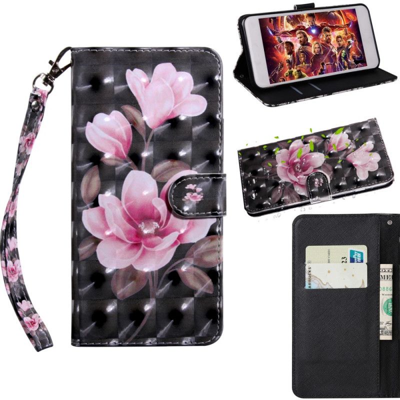 Lederhüllen Samsung Galaxy Note 10 Plus Blüten Blühen
