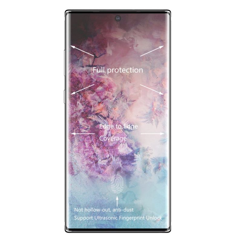 Schutz Aus Gehärtetem Glas Samsung Galaxy Note 10 Plus Grau Hat Prinz