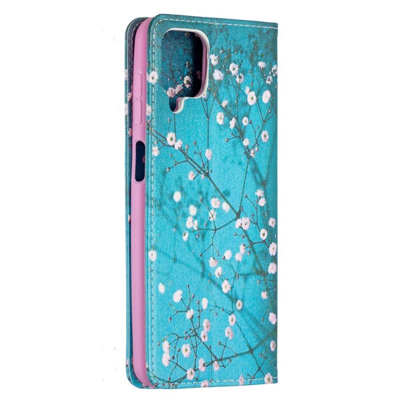 Flip Case Samsung Galaxy A12 Blühende Zweige