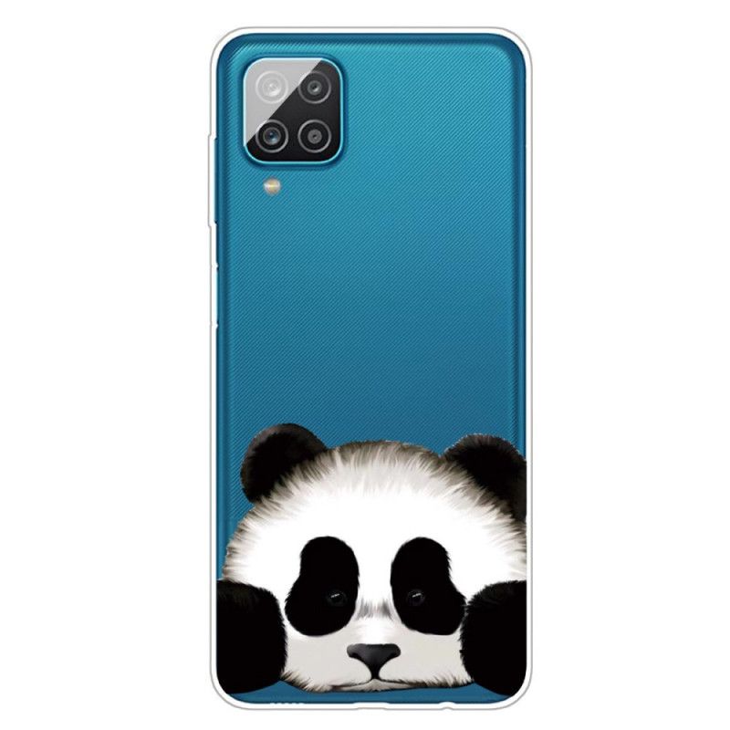 Hülle Für Samsung Galaxy A12 Transparenter Panda