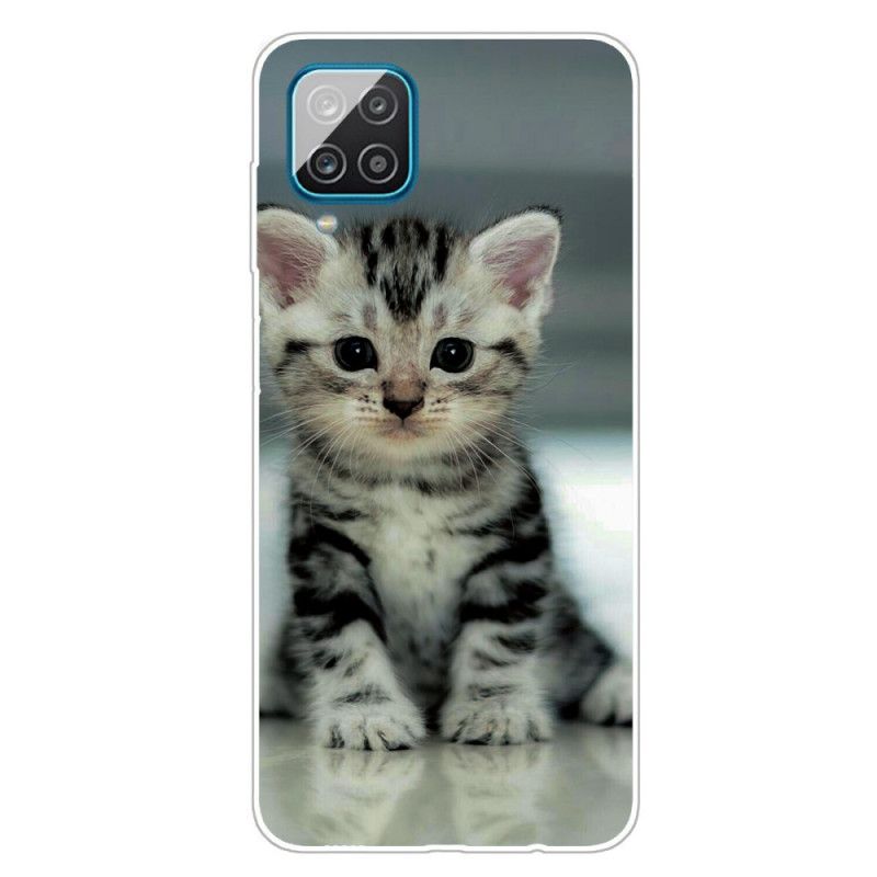 Hülle Samsung Galaxy A12 Handyhülle Kätzchen Kätzchen