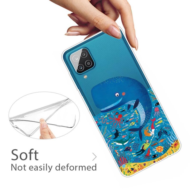 Hülle Samsung Galaxy A12 Meereswelt