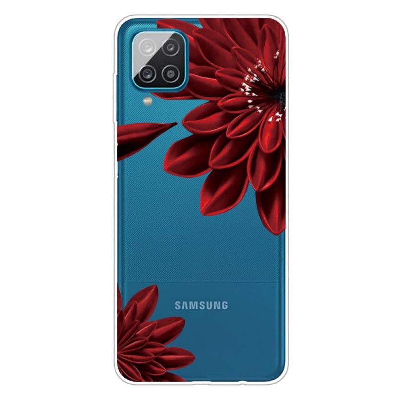 Hülle Samsung Galaxy A12 Wilde Blumen