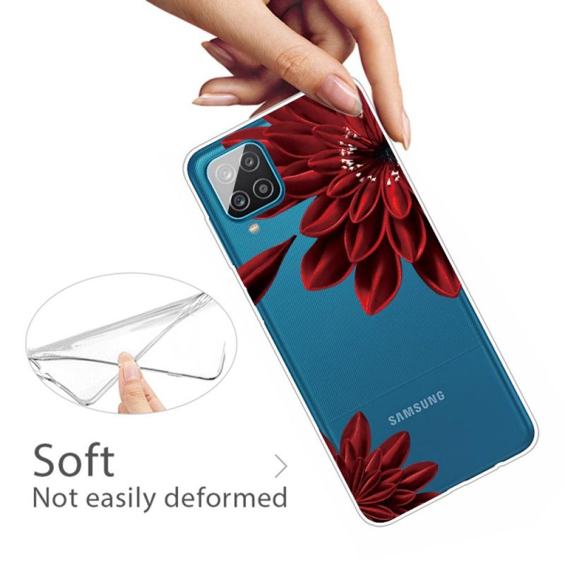 Hülle Samsung Galaxy A12 Wilde Blumen