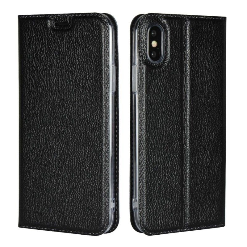 Flip Case iPhone XS Litschileder