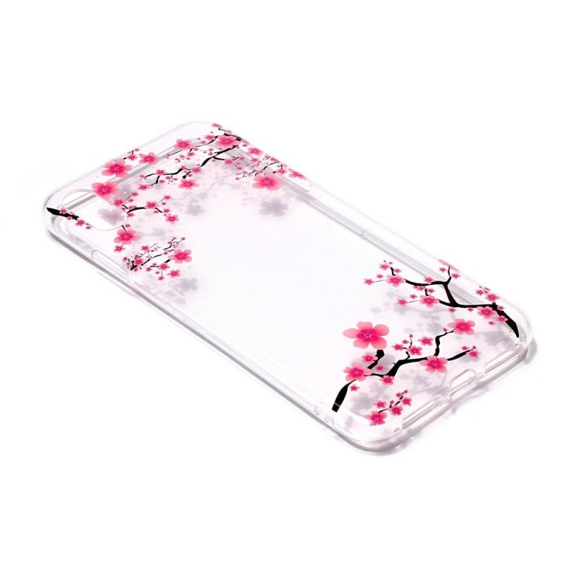 Hülle iPhone XS Pflaumenblüten