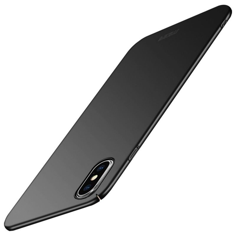 Hülle iPhone XS Schwarz Mofi