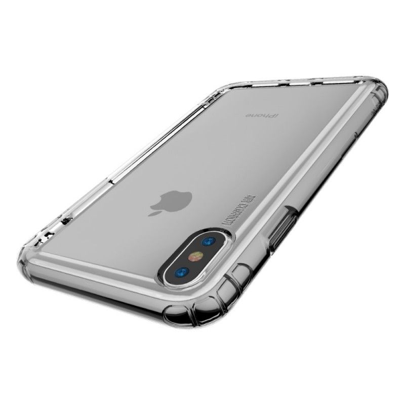 Hülle iPhone XS Transparent Baseus-Airbags