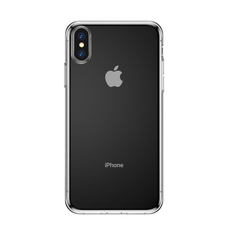 Hülle iPhone XS Transparent Einfache Baseus-Serie