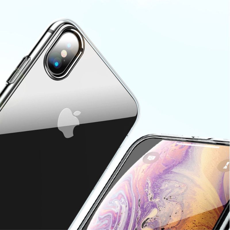 Hülle iPhone XS Transparente X-Ebene