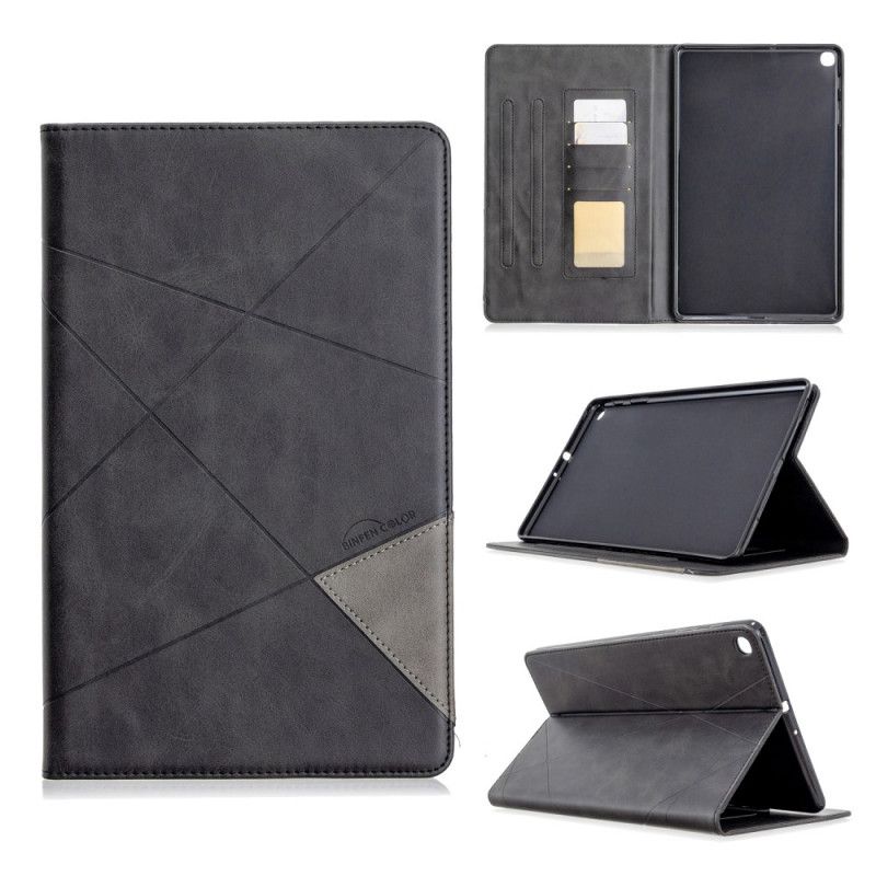 Case Samsung Galaxy Tab A 10.1 (2019) Grau Geometrie