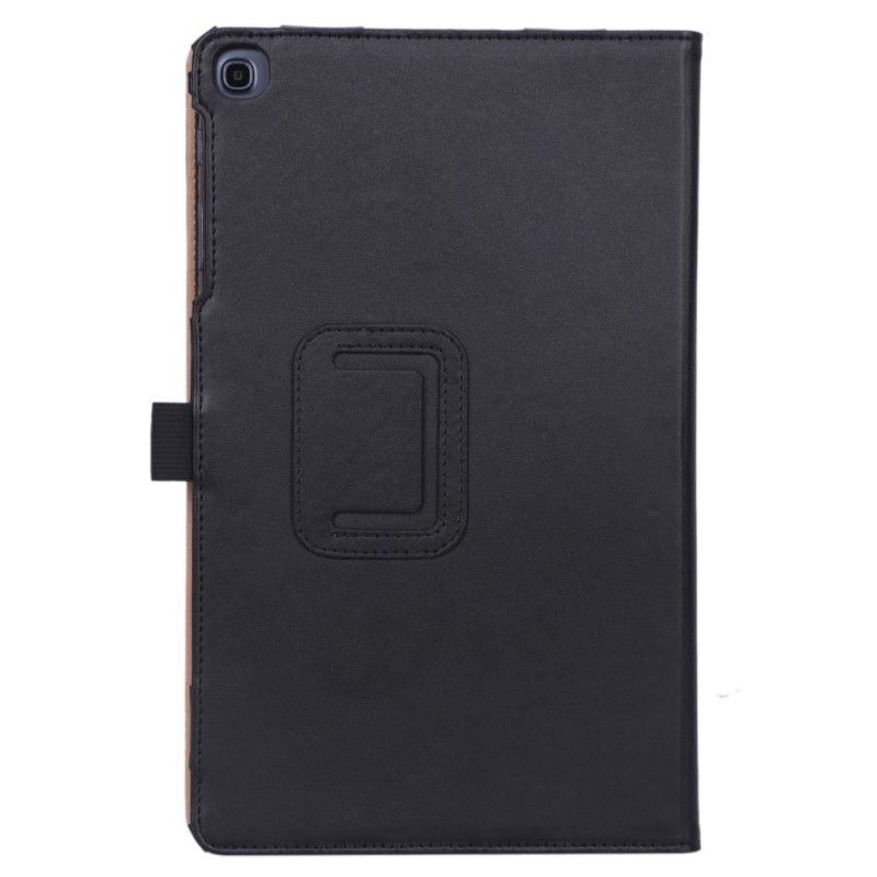 Case Samsung Galaxy Tab A 10.1 (2019) Schwarz Lederstil Mit Riemen
