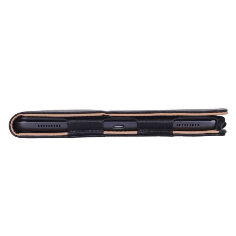 Case Samsung Galaxy Tab A 10.1 (2019) Schwarz Lederstil Mit Riemen