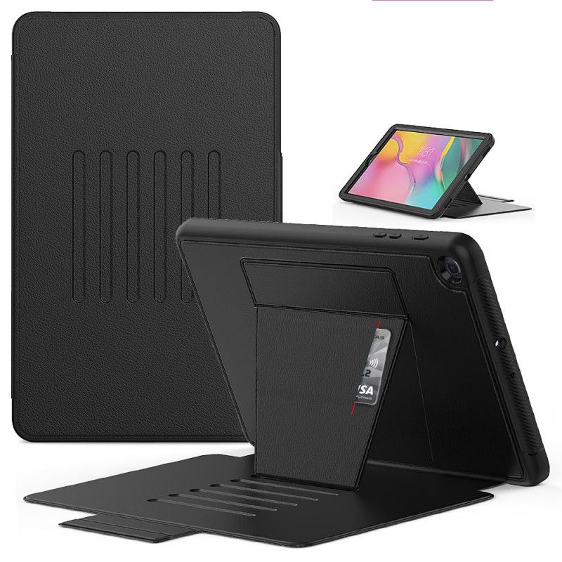 Case Samsung Galaxy Tab A 10.1 (2019) Schwarz Magnetische Mehrwinkelstütze