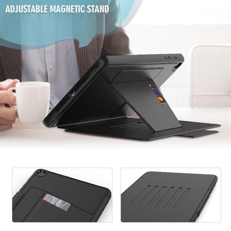 Case Samsung Galaxy Tab A 10.1 (2019) Schwarz Magnetische Mehrwinkelstütze