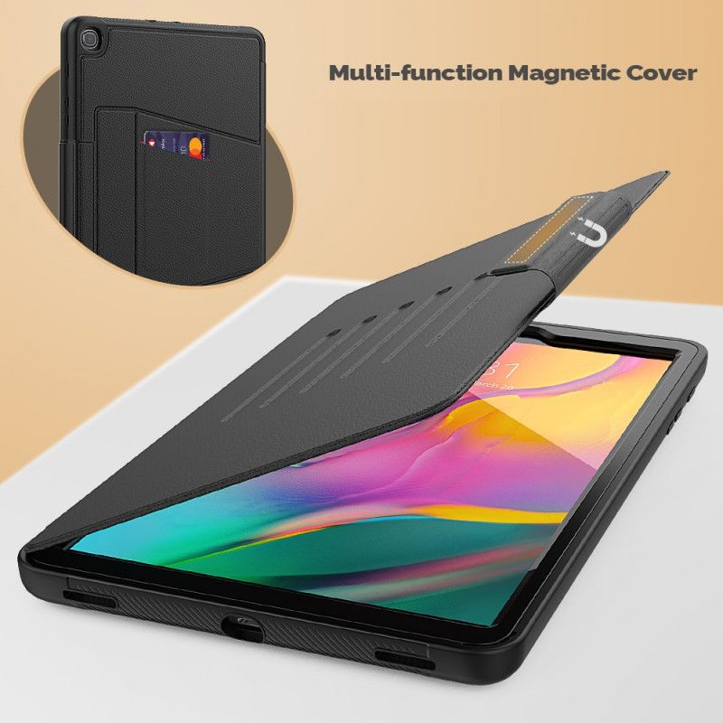 Case Samsung Galaxy Tab A 10.1 (2019) Schwarz Magnetische Mehrwinkelstütze