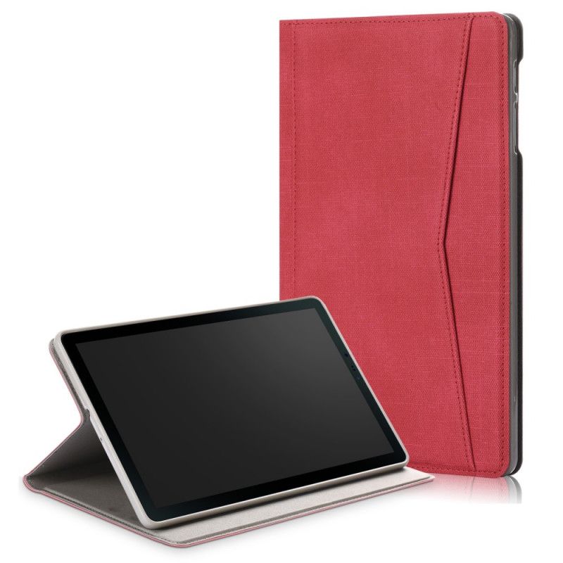 Case Samsung Galaxy Tab A 10.1 (2019) Schwarz Retro Business Ledereffekt