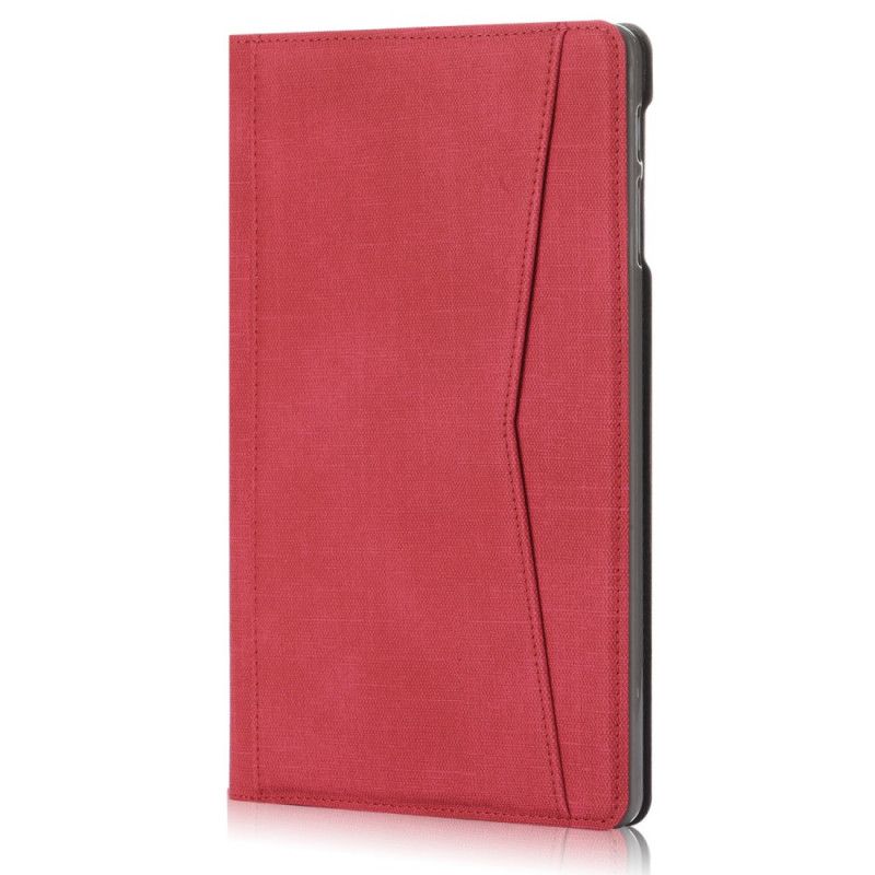 Case Samsung Galaxy Tab A 10.1 (2019) Schwarz Retro Business Ledereffekt