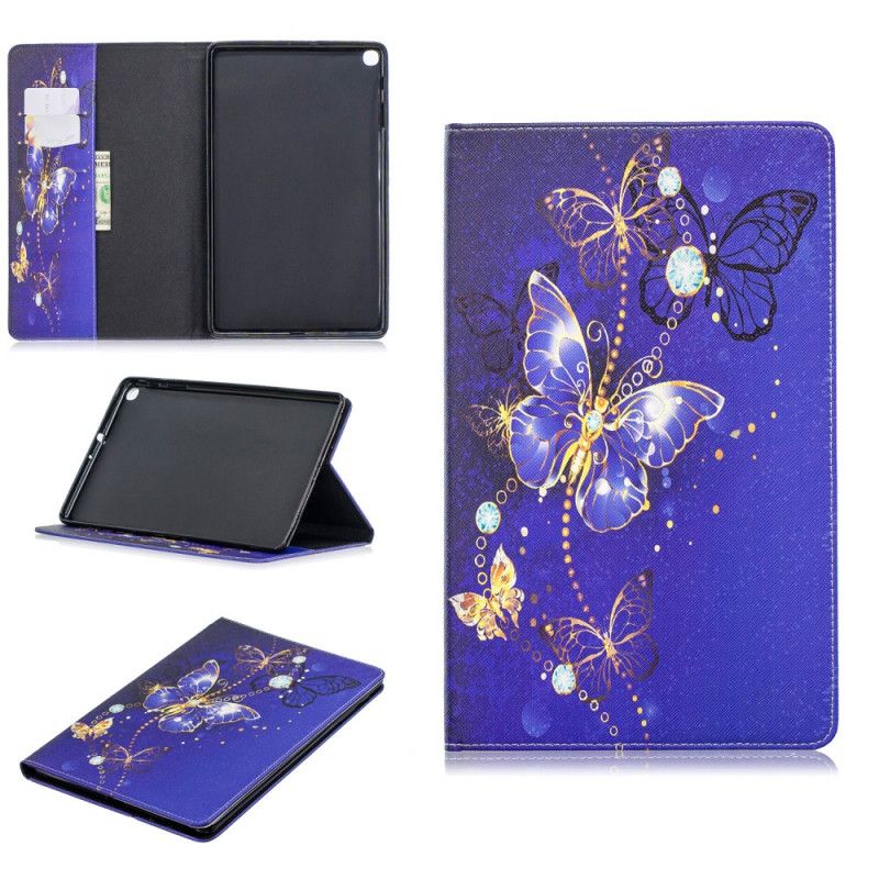 Case Samsung Galaxy Tab A 10.1 (2019) Weiß Schmetterlingsserie