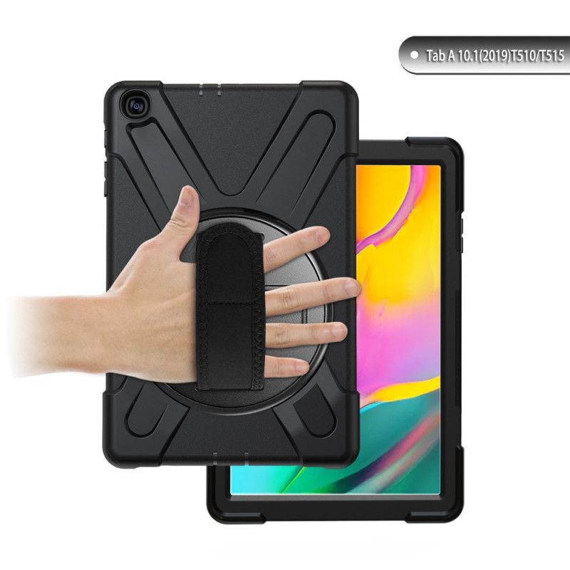 Hülle Für Samsung Galaxy Tab A 10.1 (2019) Schwarz Extrem Widerstandsfähiges X-Design