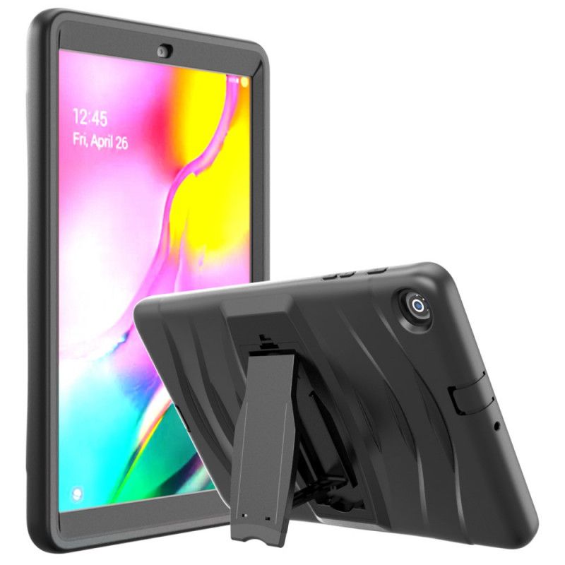 Hülle Samsung Galaxy Tab A 10.1 (2019) Schwarz Stoßstangenschutz Mit Unterstützung