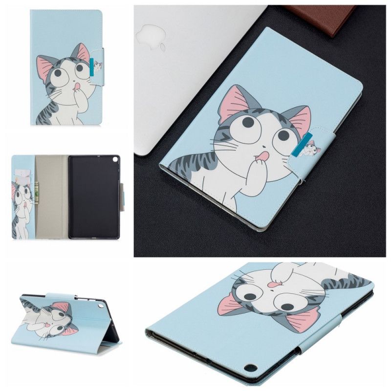 Lederhüllen Für Samsung Galaxy Tab A 10.1 (2019) Cat Femoir Design