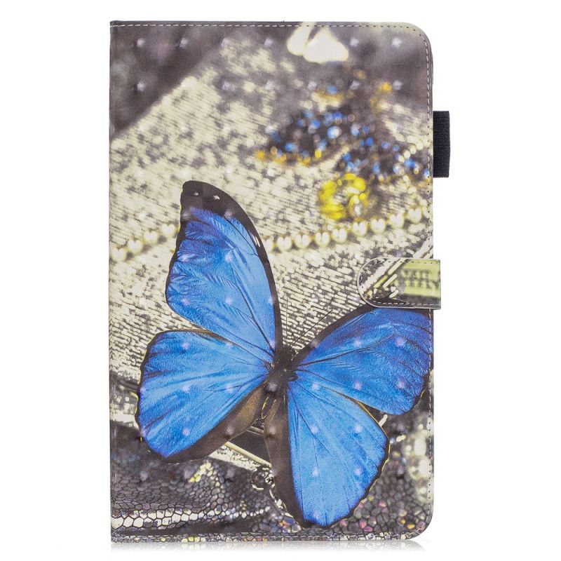 Lederhüllen Für Samsung Galaxy Tab A 10.1 (2019) Schmetterlingsentdeckung