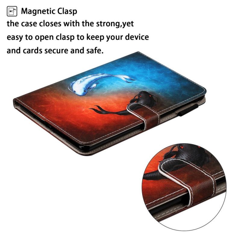 Lederhüllen Samsung Galaxy Tab A 10.1 (2019) Fisch