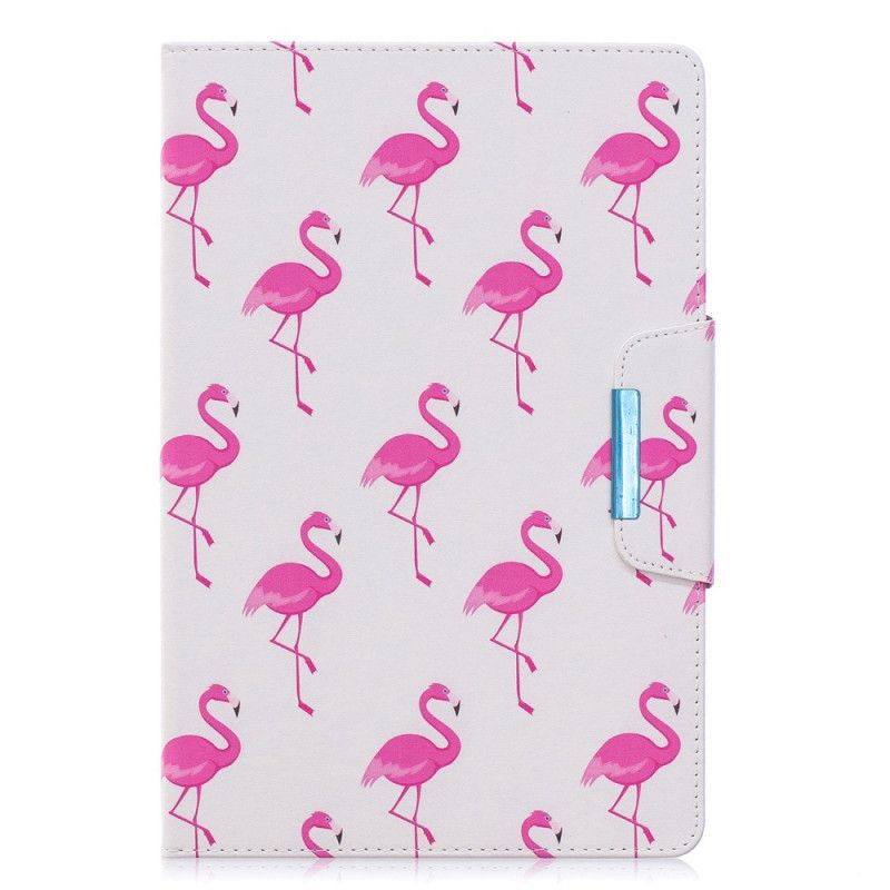 Lederhüllen Samsung Galaxy Tab A 10.1 (2019) Flamingos