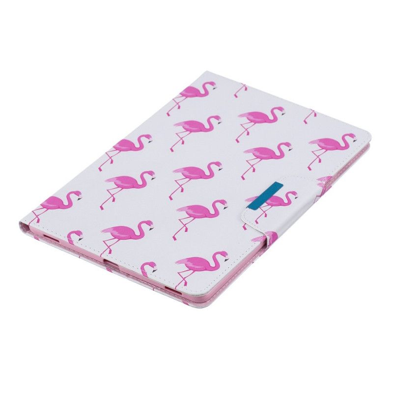 Lederhüllen Samsung Galaxy Tab A 10.1 (2019) Flamingos