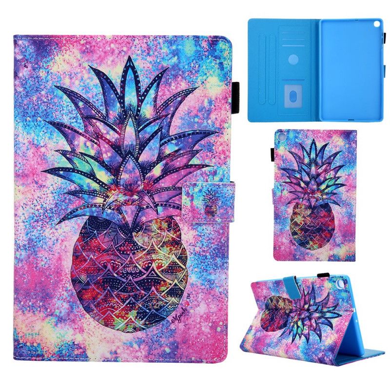 Lederhüllen Samsung Galaxy Tab A 10.1 (2019) Funky Ananas