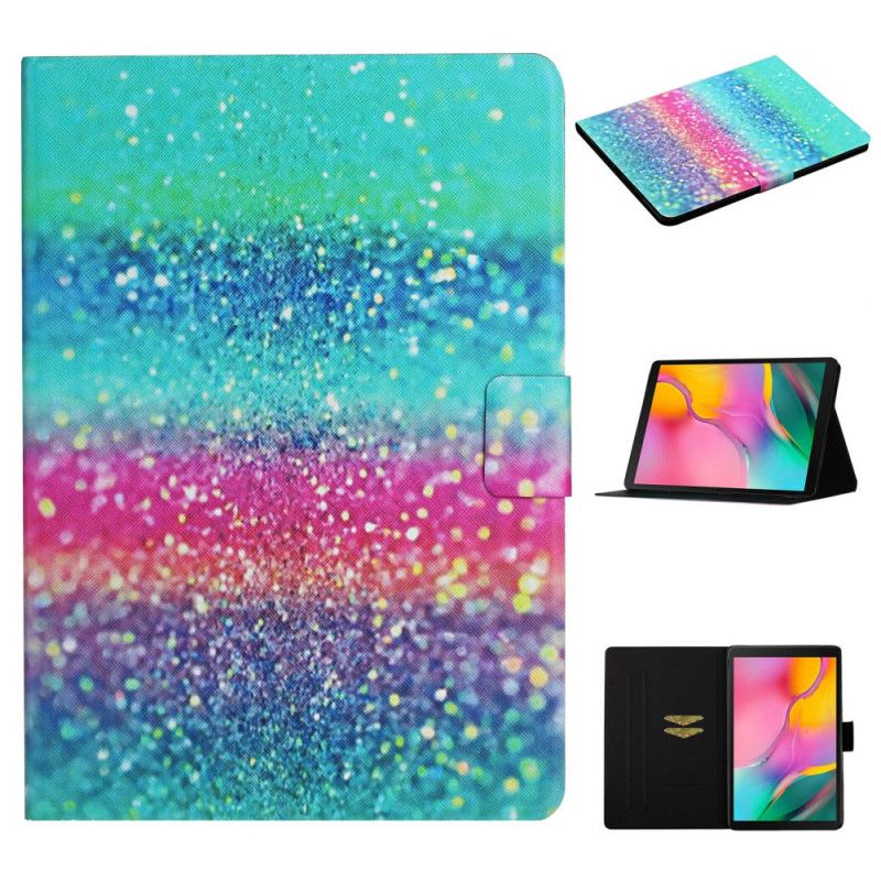 Lederhüllen Samsung Galaxy Tab A 10.1 (2019) Glitzerelement