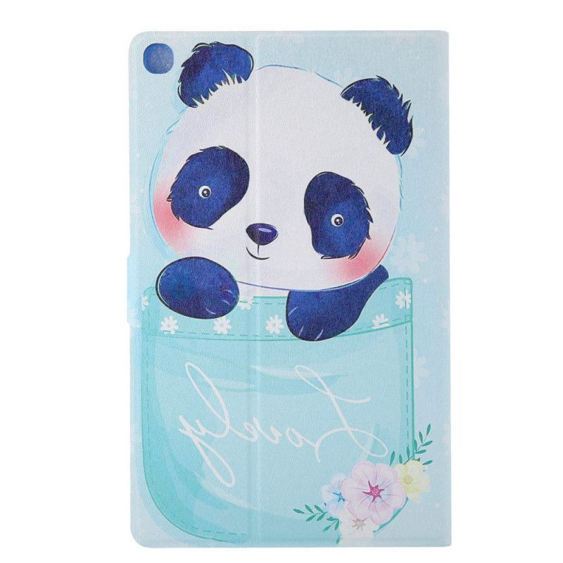Lederhüllen Samsung Galaxy Tab A 10.1 (2019) Grün Schöner Panda
