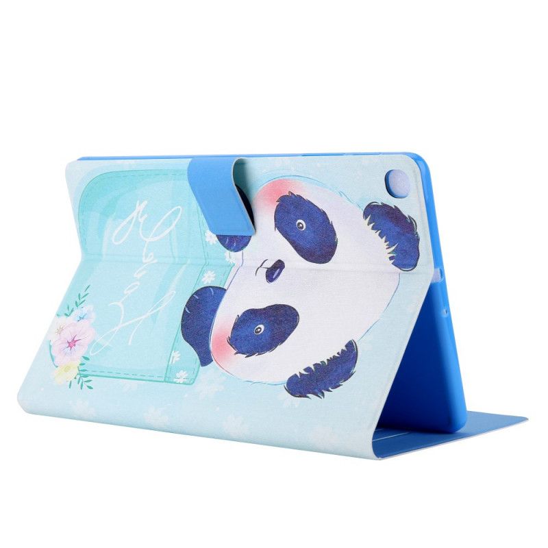 Lederhüllen Samsung Galaxy Tab A 10.1 (2019) Grün Schöner Panda