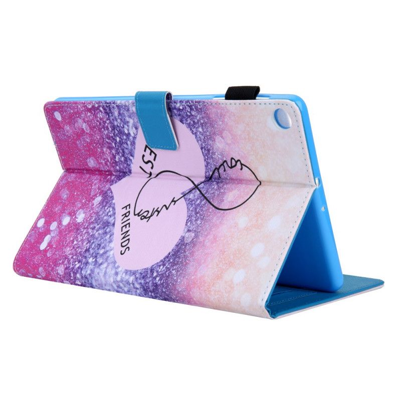 Lederhüllen Samsung Galaxy Tab A 10.1 (2019) Handyhülle Bester Freund