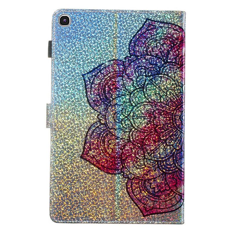 Lederhüllen Samsung Galaxy Tab A 10.1 (2019) Handyhülle Glitzermandala