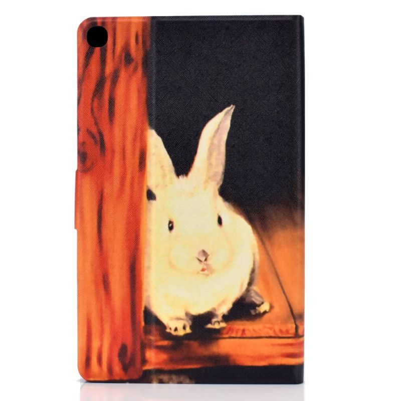 Lederhüllen Samsung Galaxy Tab A 10.1 (2019) Handyhülle Kaninchen