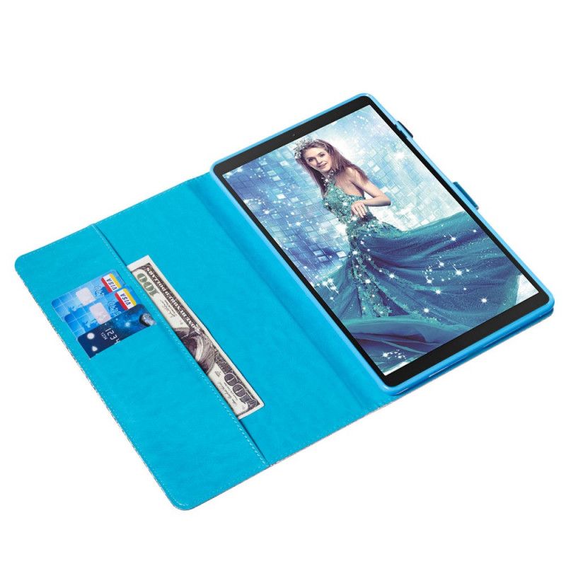 Lederhüllen Samsung Galaxy Tab A 10.1 (2019) Handyhülle Meerjungfrauenglitter