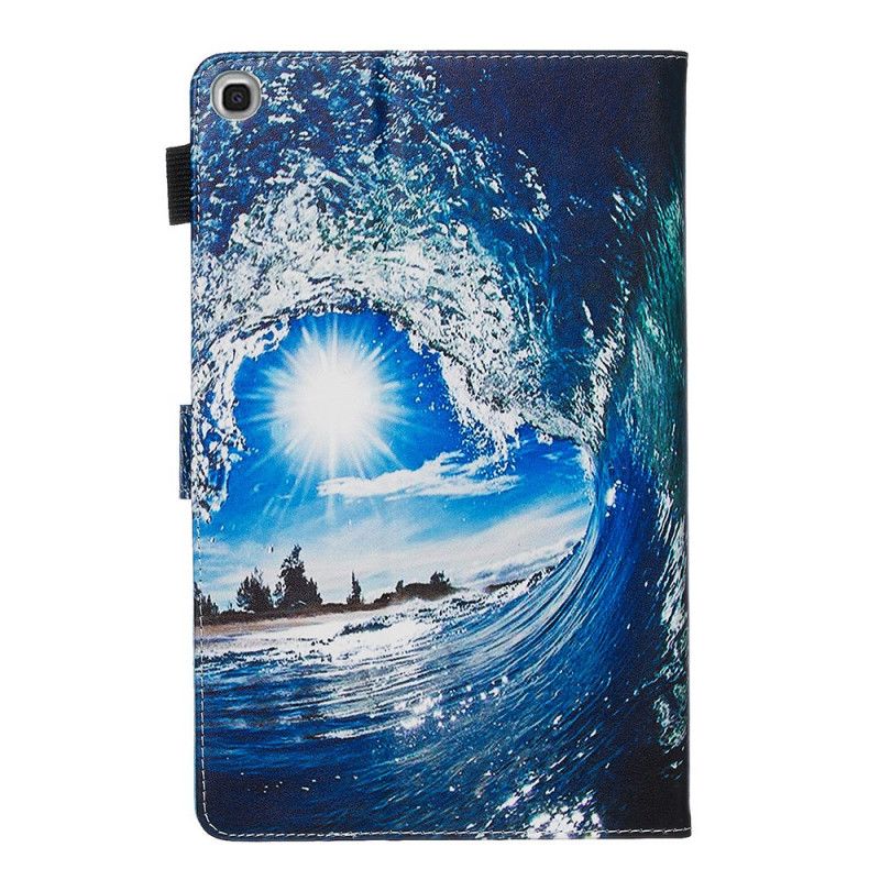 Lederhüllen Samsung Galaxy Tab A 10.1 (2019) Handyhülle Welle