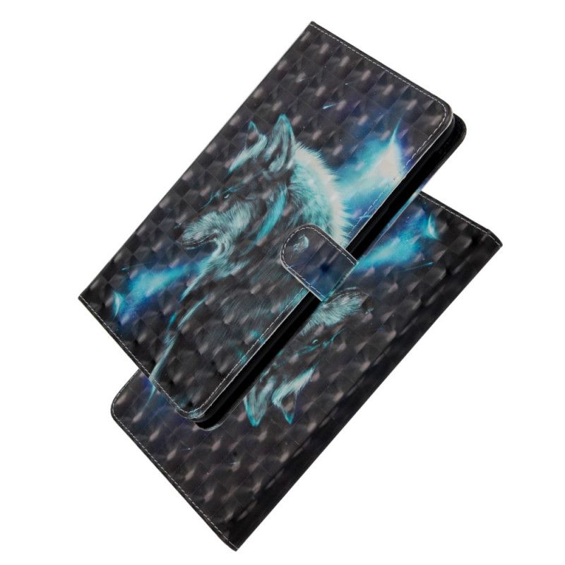 Lederhüllen Samsung Galaxy Tab A 10.1 (2019) Handyhülle Wilder Wolf