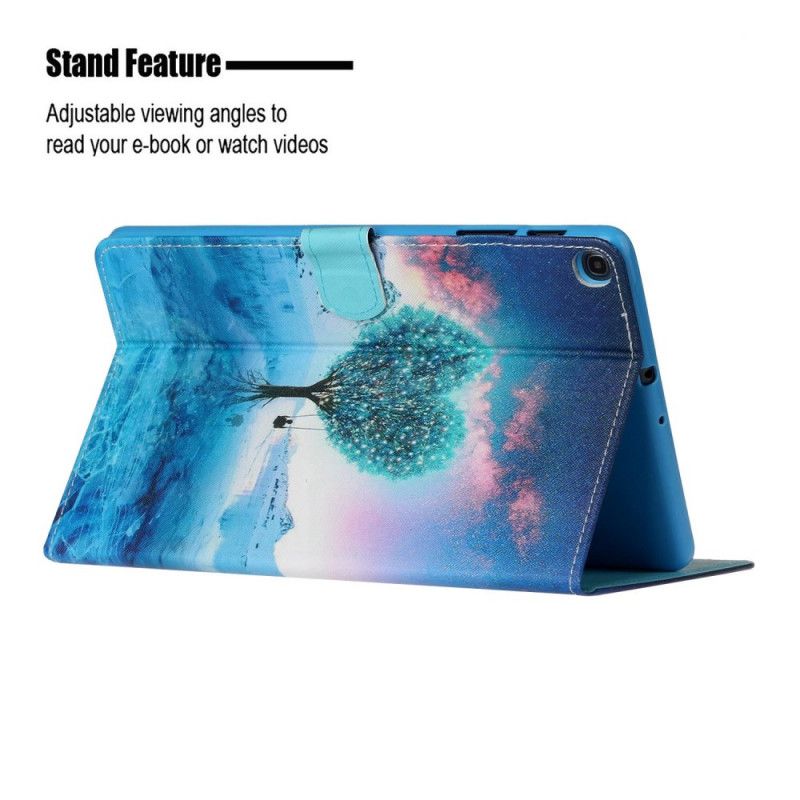 Lederhüllen Samsung Galaxy Tab A 10.1 (2019) Herzbaum