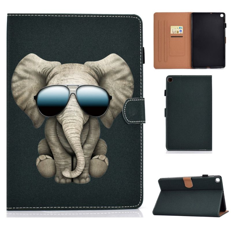 Lederhüllen Samsung Galaxy Tab A 10.1 (2019) Inkognito Elefant