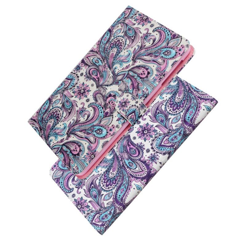 Lederhüllen Samsung Galaxy Tab A 10.1 (2019) Paisley-Muster