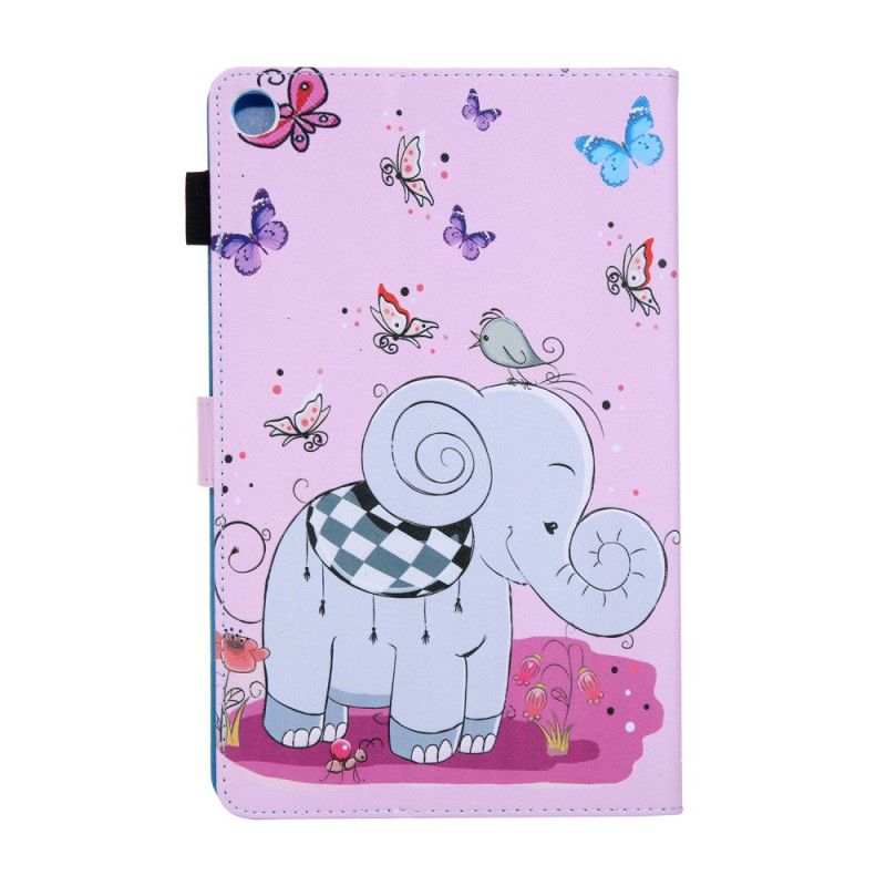 Lederhüllen Samsung Galaxy Tab A 10.1 (2019) Pink Mein Elefant