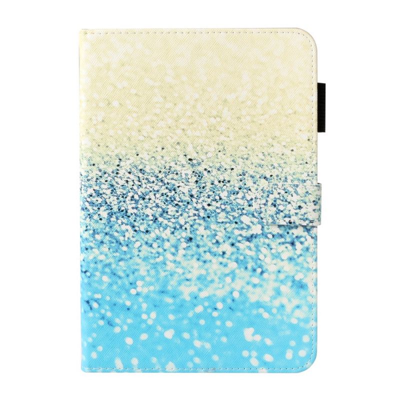 Lederhüllen Samsung Galaxy Tab A 10.1 (2019) Rot Glitzerndes Design