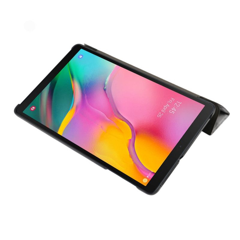 Smart Case Im Samsung Galaxy Tab A 10.1 (2019) Weiß Marmorstil